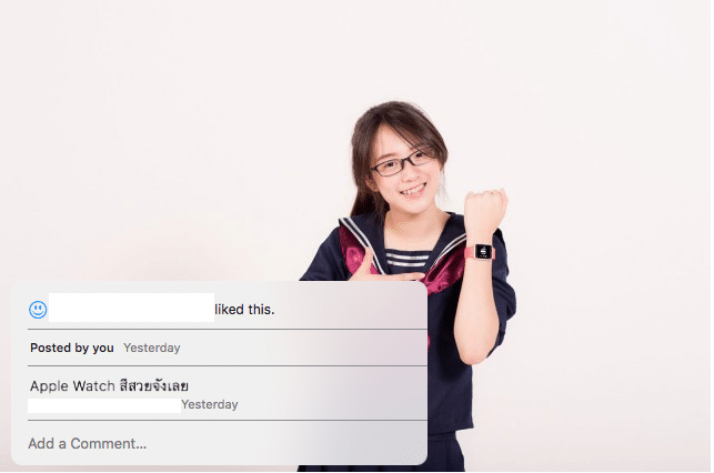 null ภาพที่แชร์บน iCloud Photo Sharing จะเห็นคนที่มากดไลค์หรือคอมเม้นท์