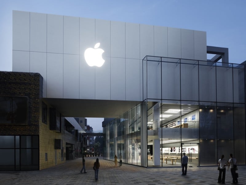 ภาพ Apple Store สาขา Sanlitun ในปักกิ่ง ประเทศจีน