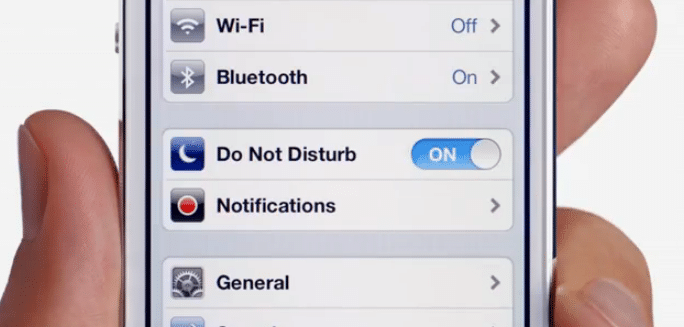 Do Not Disturb Screenshot