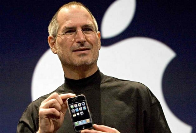 Steve Jobs and iPhone in 2007