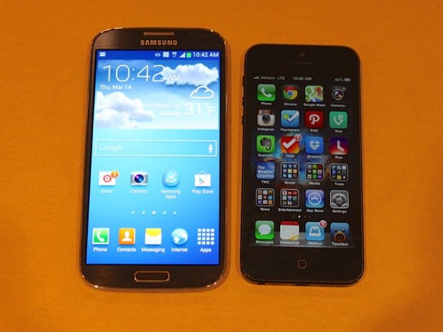 S4 And iPhone5