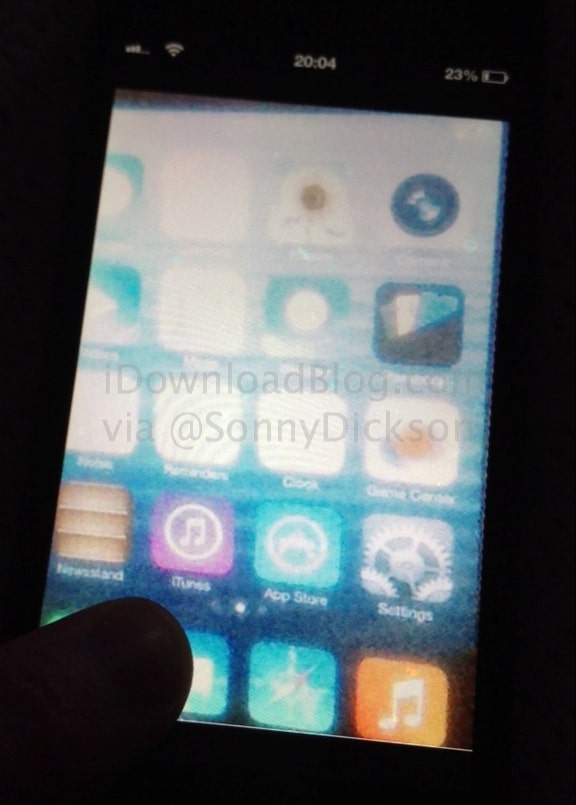 iOS 7 Home Screen