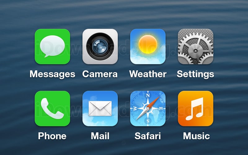 iOS 7 icon Mockup