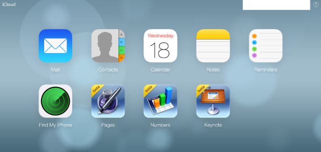 iCloud for iOS 7