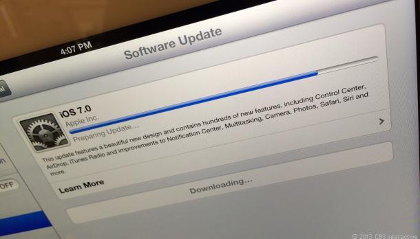 iOS Upgrading