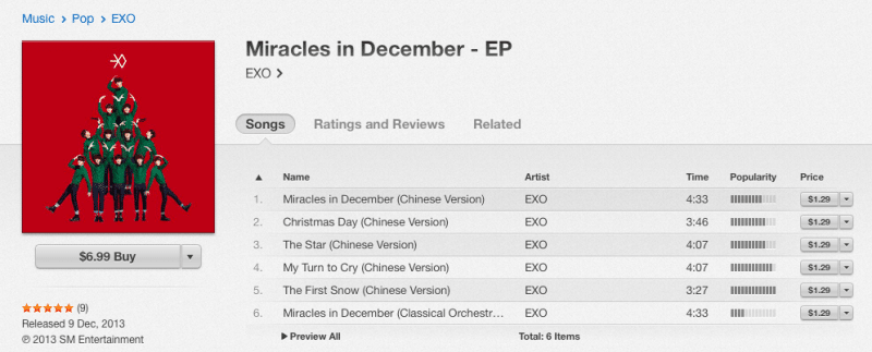 album-love-peach-snsd-and-miracle-in-december-exo-on-sale-in-itunes-store-thailand4