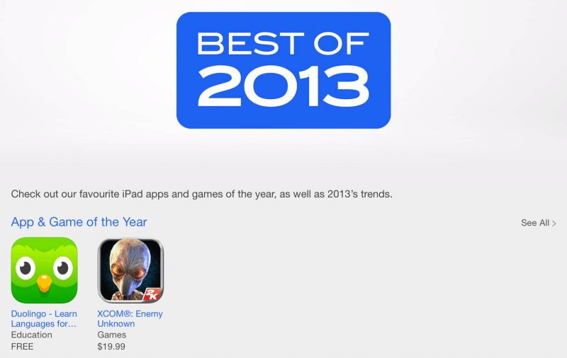 iPad Best of 2013