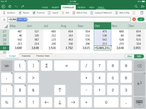 microsoft-office-ipad-excel