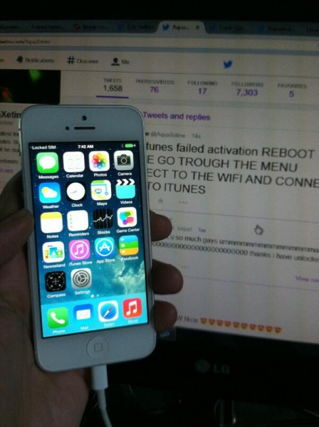 iOS 7 Activation iCloud Bug