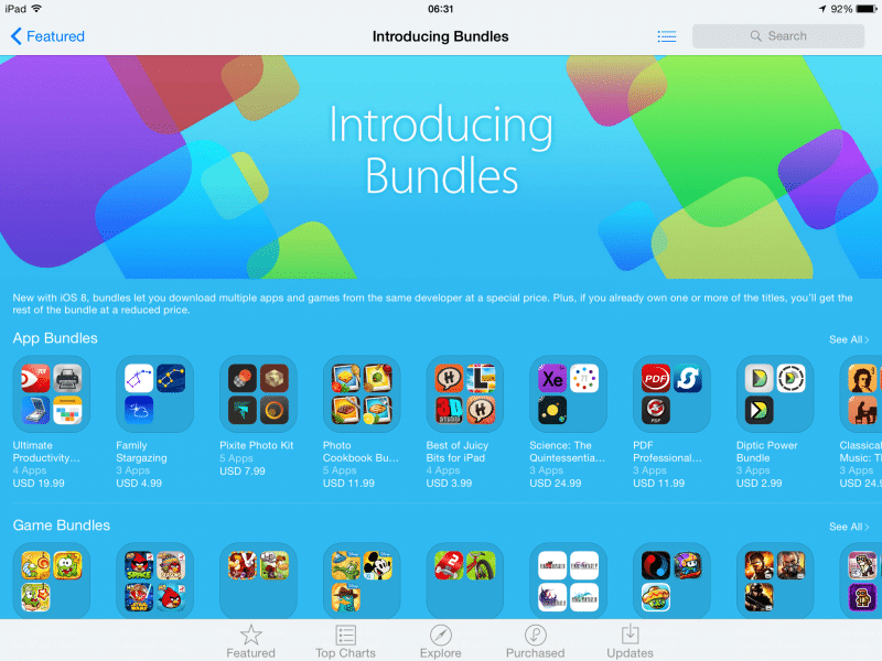 Apple เปิดตัวฟีเจอร์ App Bundles ให้นักพัฒนารวมแอพเป็นชุดมาขายลดราคา