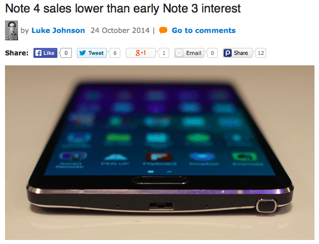 samsung-galaxy-note-4-sale-slower-than-note-3