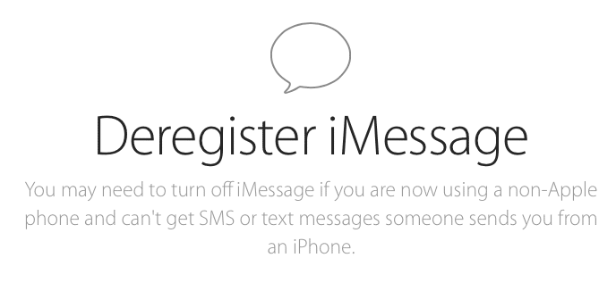 deregister-imessage
