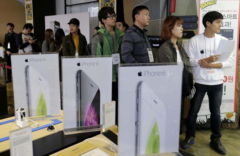South Korea Apple iPhone