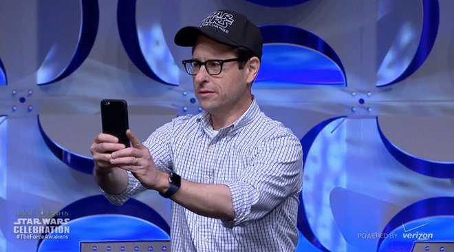 director-jj-abrams-shows-off-apple-watch-onstage-at-star-wars-event-in-california