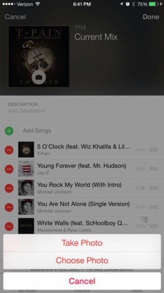 Playlist ใส่รูปได้