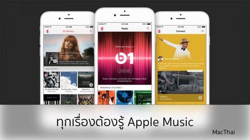 ทุกเครื่องต้องรู้ Apple Music: โหลดเพลงมาเก็บได้ไหม, จ่ายเงินเท่าไร, มีอะไรฟรีบ้าง ทุกเครื่องต้องรู้ Apple Music: โหลดเพลงมาเก็บได้ไหม, จ่ายเงินเท่าไร, มีอะไรฟรีบ้าง