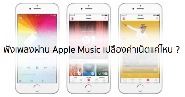 เรื่องควรรู้: ฟังเพลงผ่าน Apple Music เปลืองค่าเน็ตแค่ไหน ?