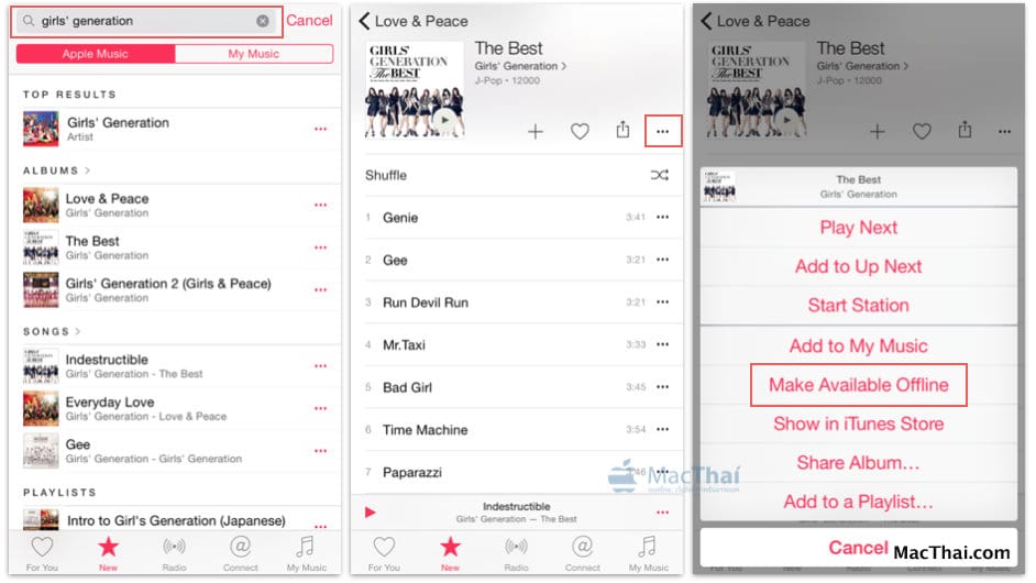 วิธีโหลดเพลงจาก Apple Music ไว้ฟังตอนไม่มีเน็ต บน Iphone, Ipad และ Pc