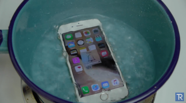iPhone 6S Boiling Hot Water Test