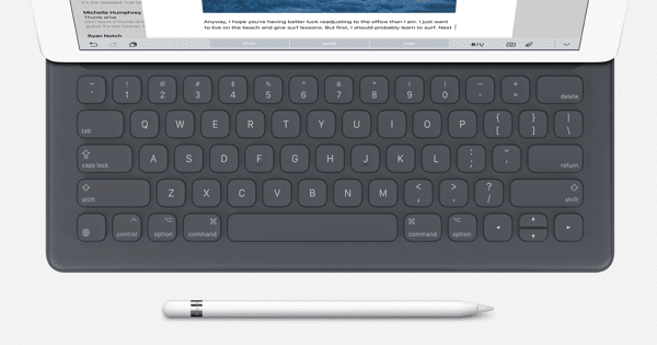 smart keyboard apple pencil