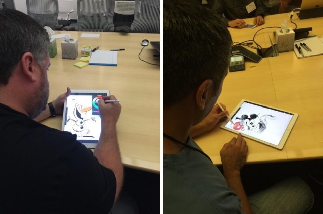 disney-artists-ipad-pro-hands-on