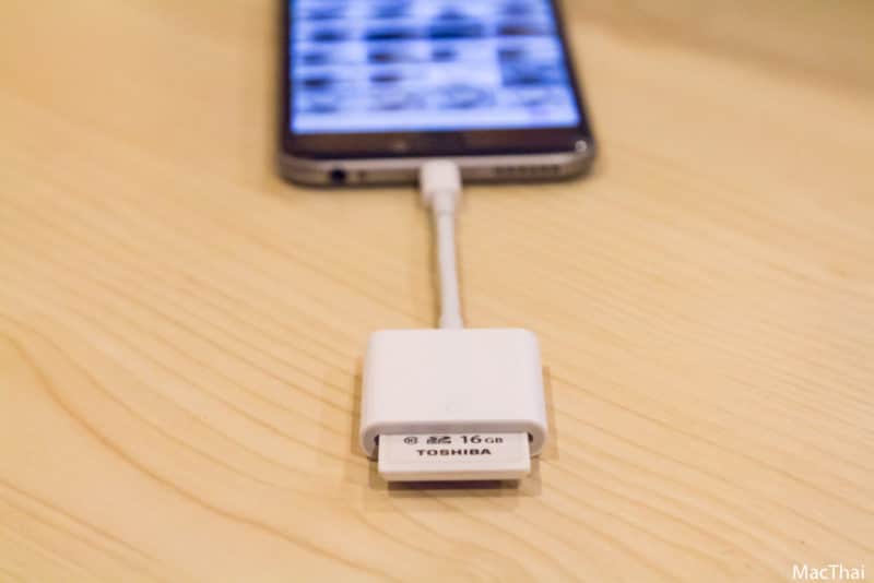 รีวิว Lightning to SD Card Camera Reader นำรูปจากกล้องเข้า iPhone/iPad