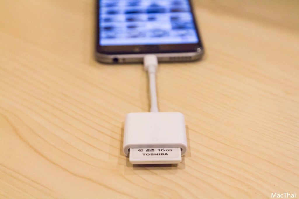 รีวิว Lightning to SD Card Camera Reader นำรูปจากกล้องเข้า iPhone/iPad ไม่ต้องง้อคอม