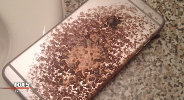 iPhone 6 Plus Catches Fire While Charging on Bed -2