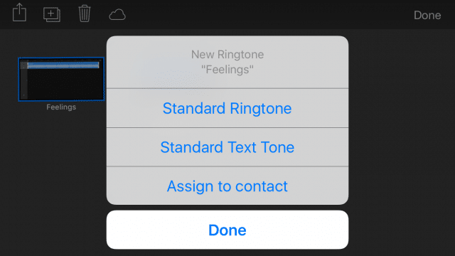 Ringtone GarageBand iOS-13