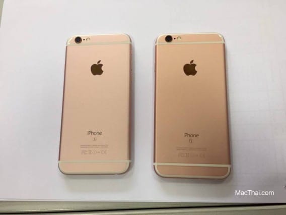 iphone 6s rose gold different shade thailand-1