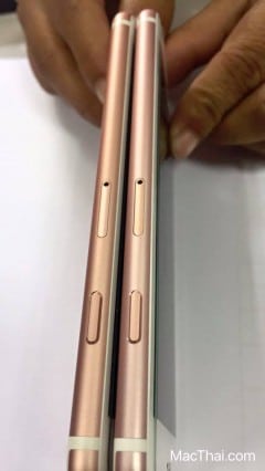 iphone 6s rose gold different shade thailand-3
