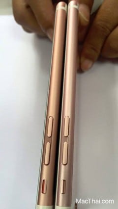 iphone 6s rose gold different shade thailand-4