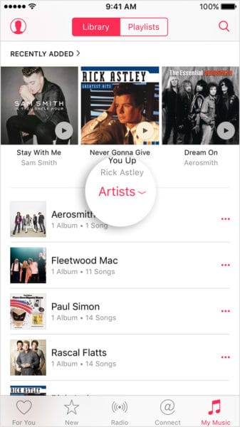 iphone6-ios9-apple-music-my-music-playlists