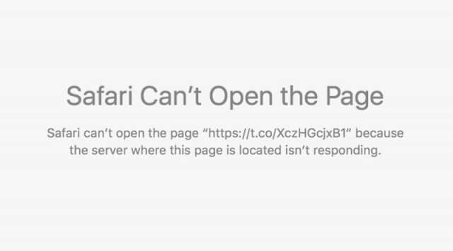 safari broken tco link