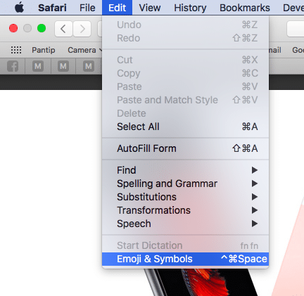 how to insert emoji symbols mac osx1