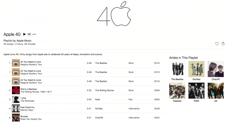 apple-40-years-playlist