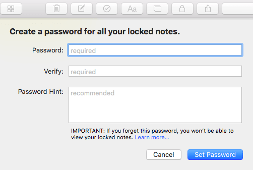 Tips_Lock Notes iOS OSX6