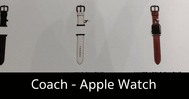coach apple watch