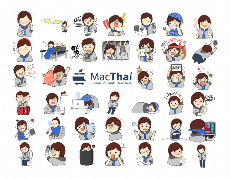 how to collect line point 8 macthai sticker jony isticker