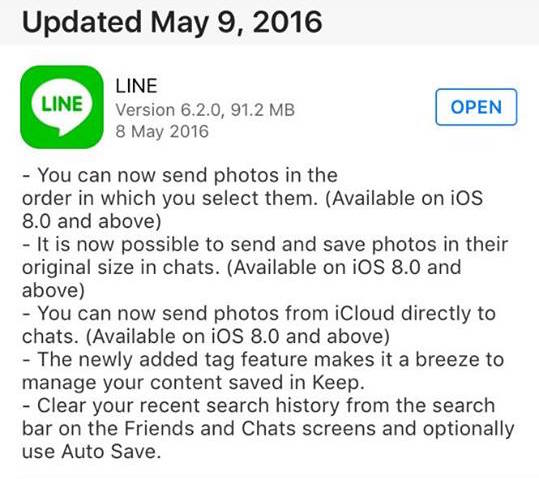 line ios 92