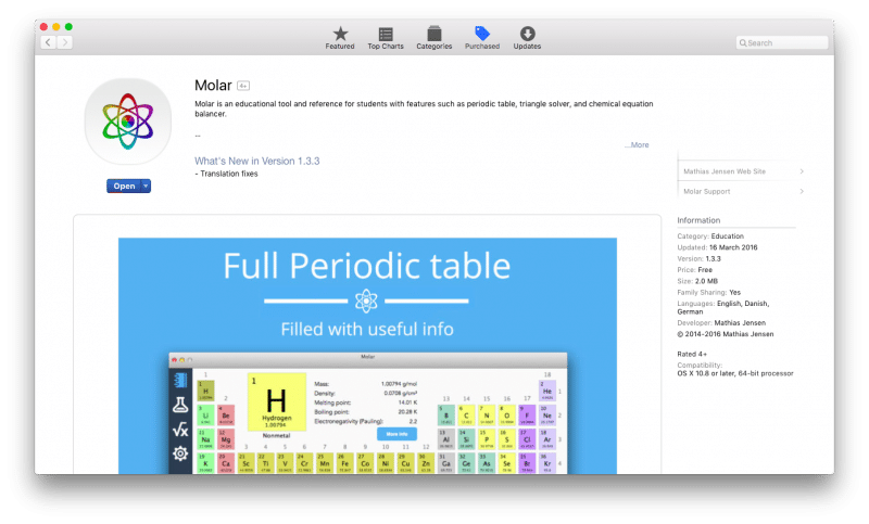 molar for osx free1