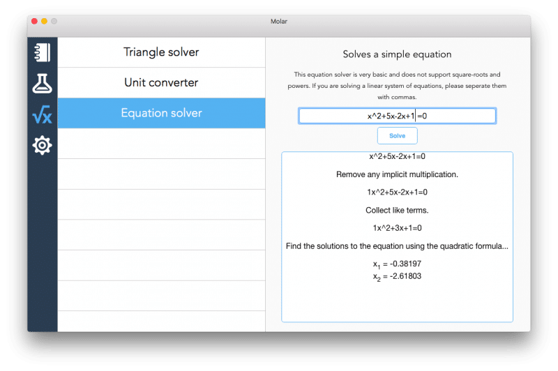 molar for osx free2
