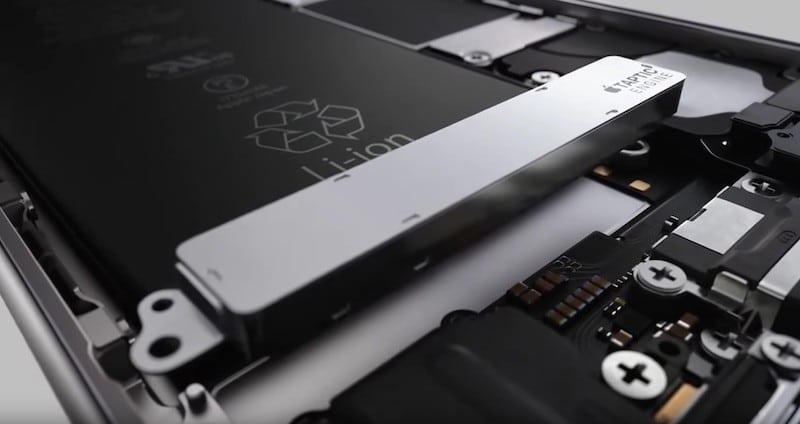 iPhone 6s Taptic Engine ภาพโดย Apple