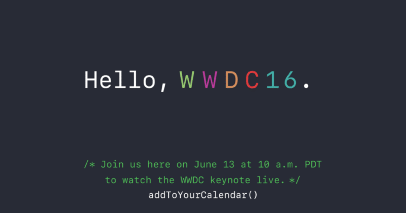 wwdc 2016