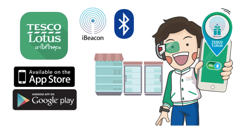 tesco lotus ibeacon