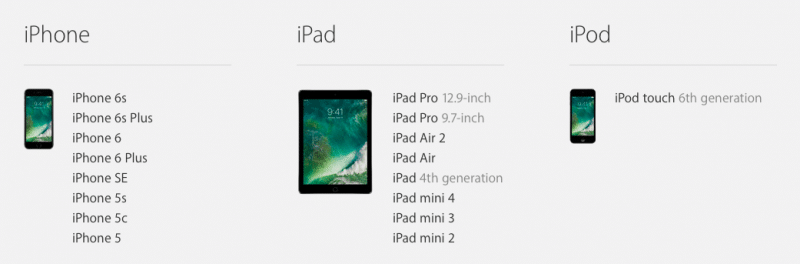 ios 10 compatible
