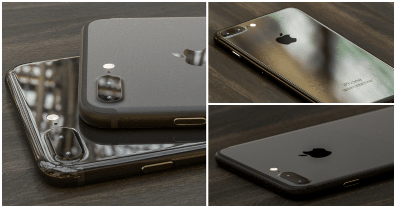 iphone 7 space black glossy black