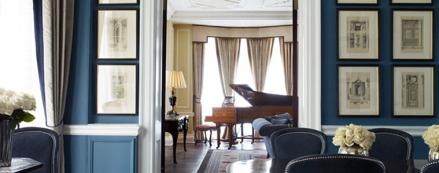 ตัวอย่างห้องพักของทาง Claridge's 