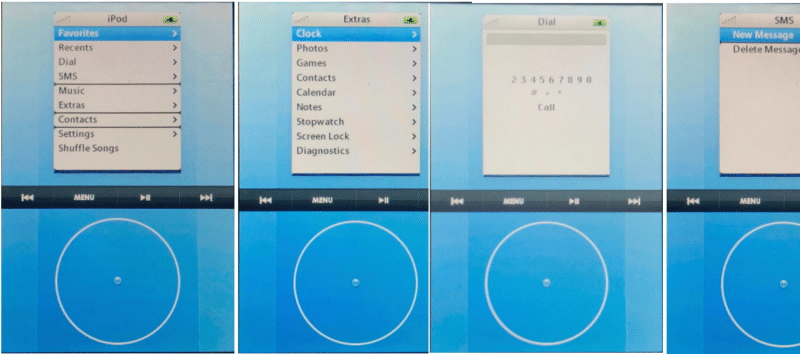 ภาพหลุด iPhone รุ่นที่เลือกใช้ Click-Wheel ในการใช้งาน