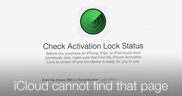 Apple นำเว็บไซต์เช็คสถานะ iCloud Activation Lock ออก